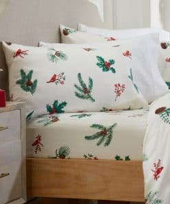 Juego de Sábanas de Franela de Algodón 100% Twin | 3 Piezas