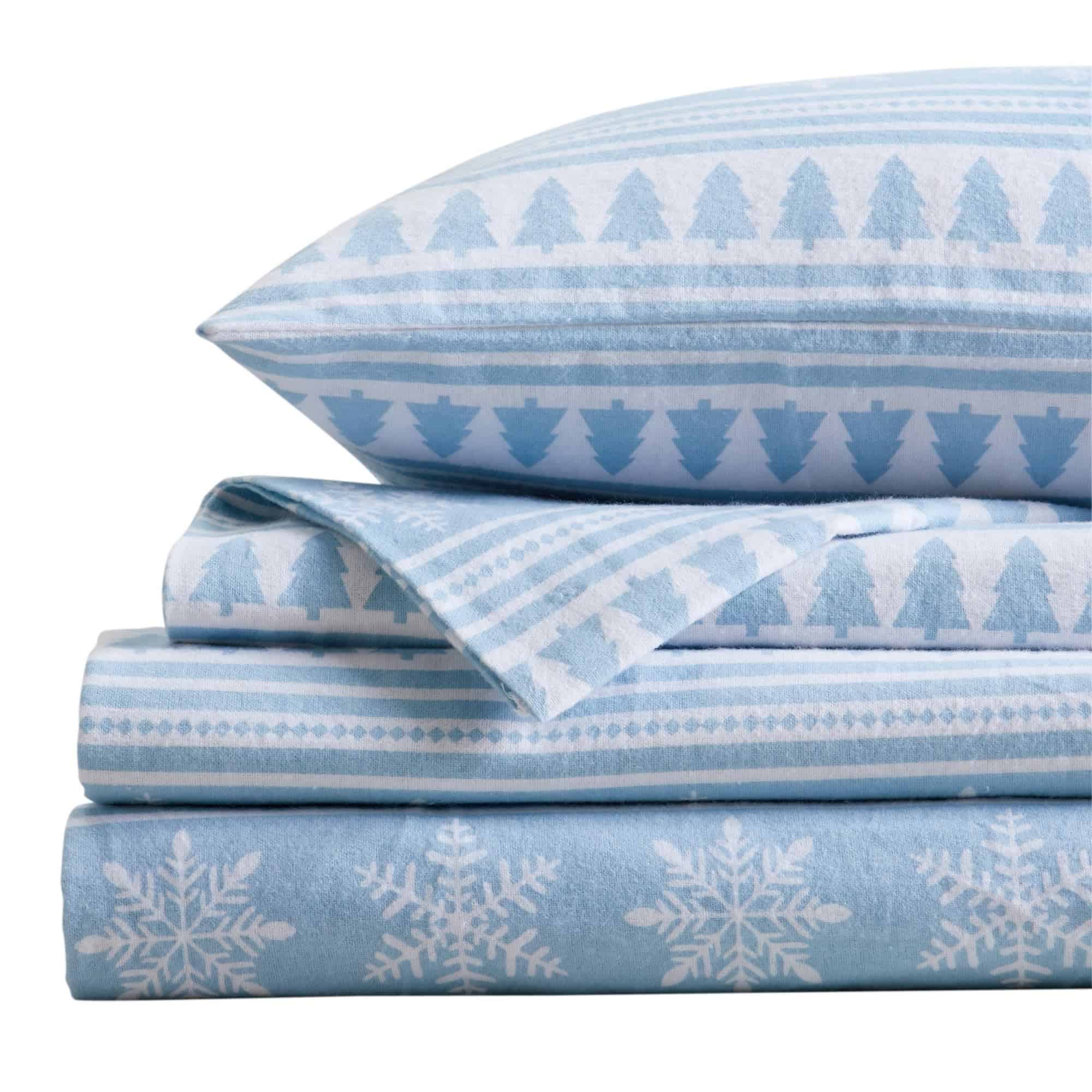 Juego de sábanas de franela 100% algodón Market & Place | - Imagen 5