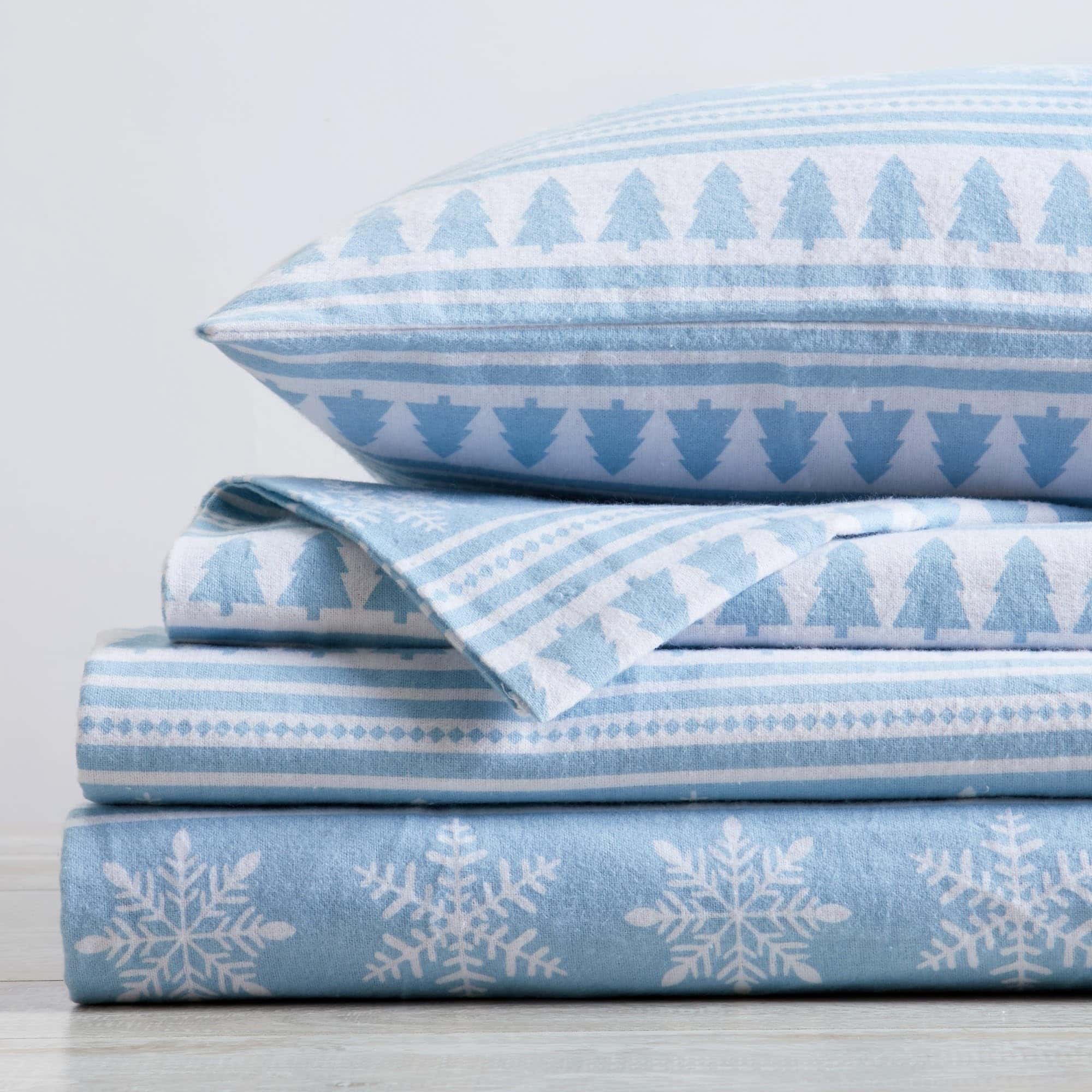 Juego de sábanas de franela 100% algodón Market & Place | - Imagen 9