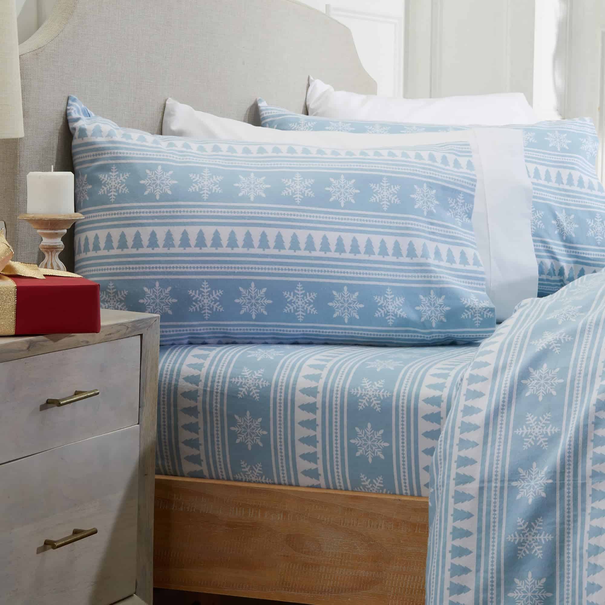 Juego de sábanas de franela 100% algodón Market & Place |