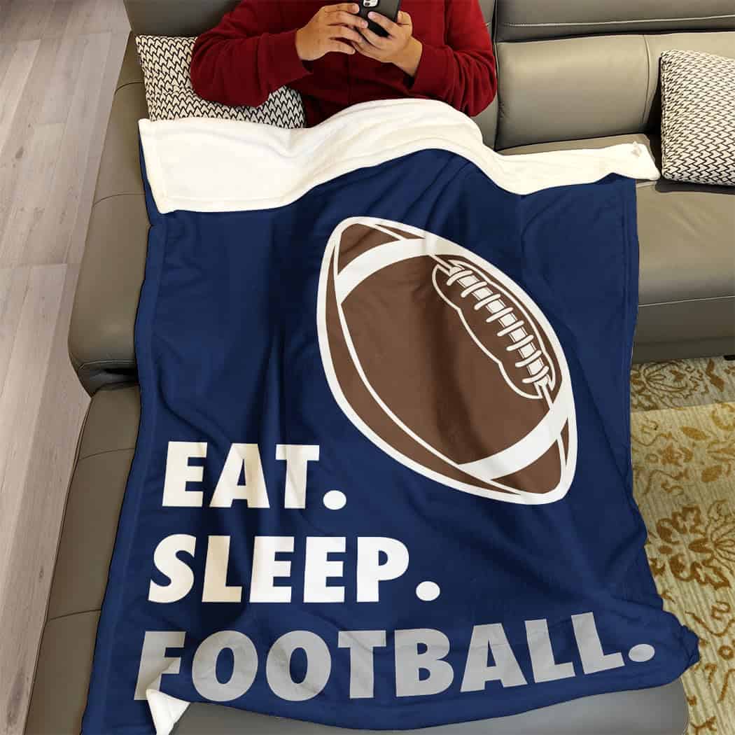 Manta Rstick Eat Sleep Football Navy 60" x 80", Regalos - Imagen 4
