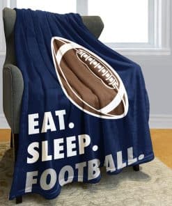 Manta Rstick Eat Sleep Football Navy 60" x 80", Regalos