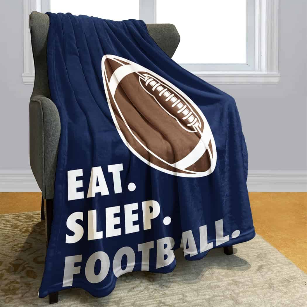 Manta Rstick Eat Sleep Football Navy 60" x 80", Regalos