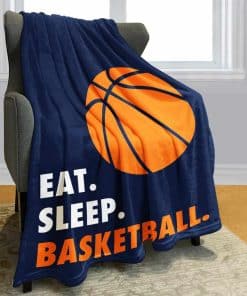 Manta Rstick Eat Sleep Basketball Navy 60" x 80", Regalos