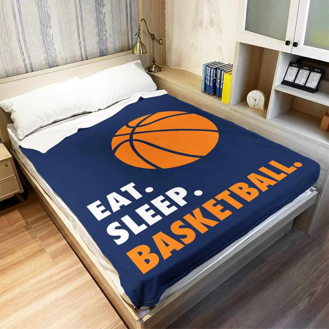 Manta Rstick Eat Sleep Basketball Navy 60" x 80", Regalos - Imagen 3