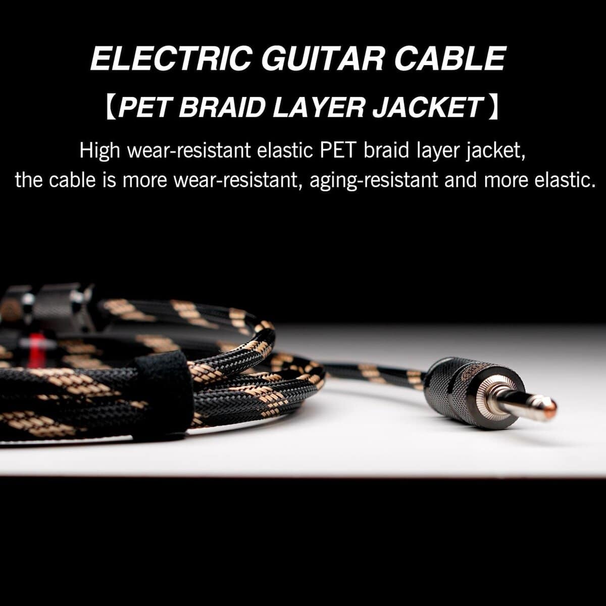 Cable de guitarra Samgool de 6.6 pies, cable de instrumento - Imagen 5