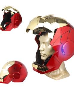 Casco Electrónico Iron-Man MK 5: Control de Voz y Remoto,