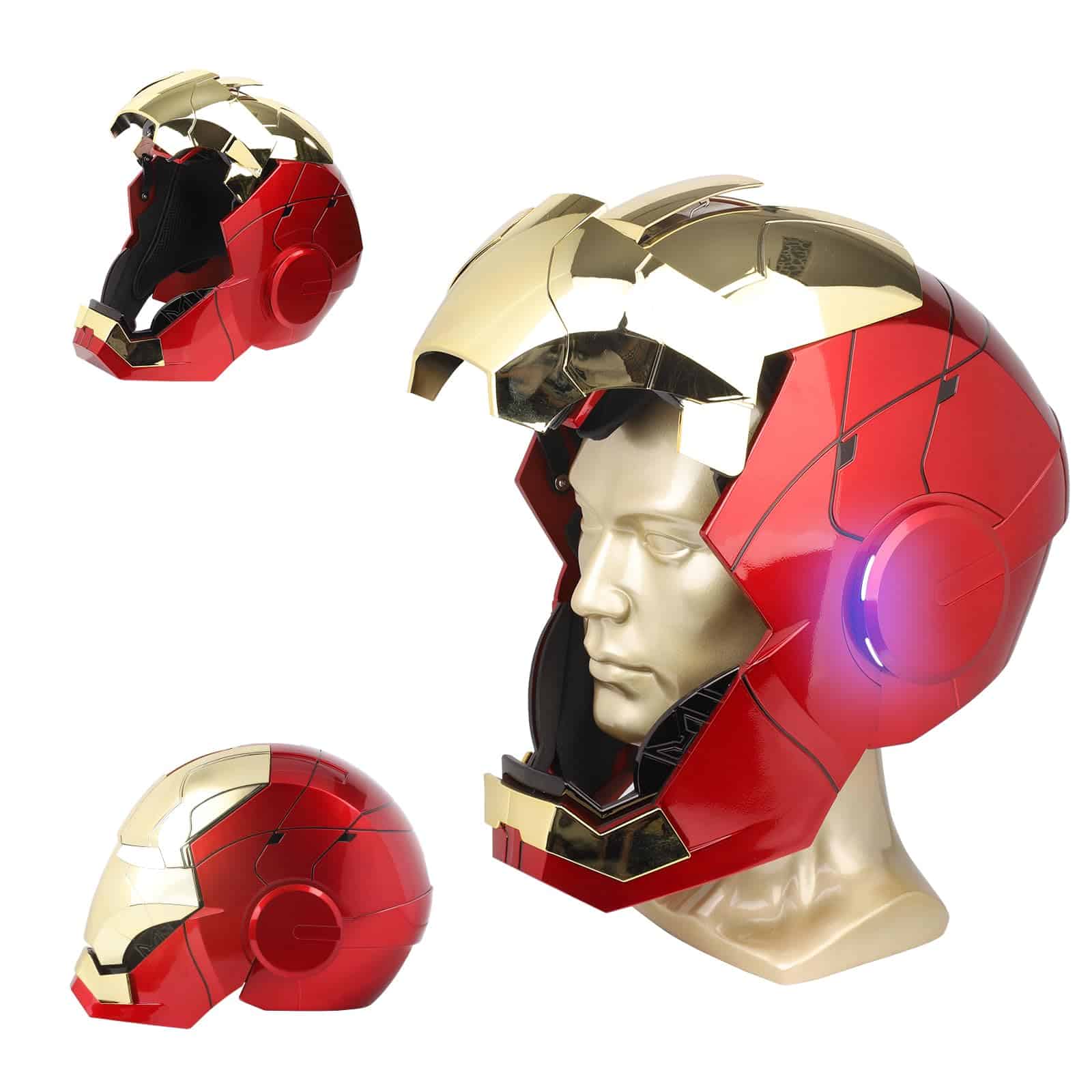 Casco Electrónico Iron-Man MK 5: Control de Voz y Remoto,