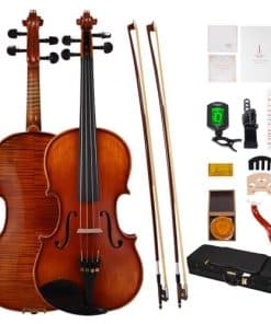 Violín PHOENIX 4/4 de tamaño completo, madera maciza para