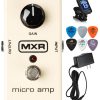 Pedal de Efectos MXR M133 Micro Amp con Aumento de Ganancia