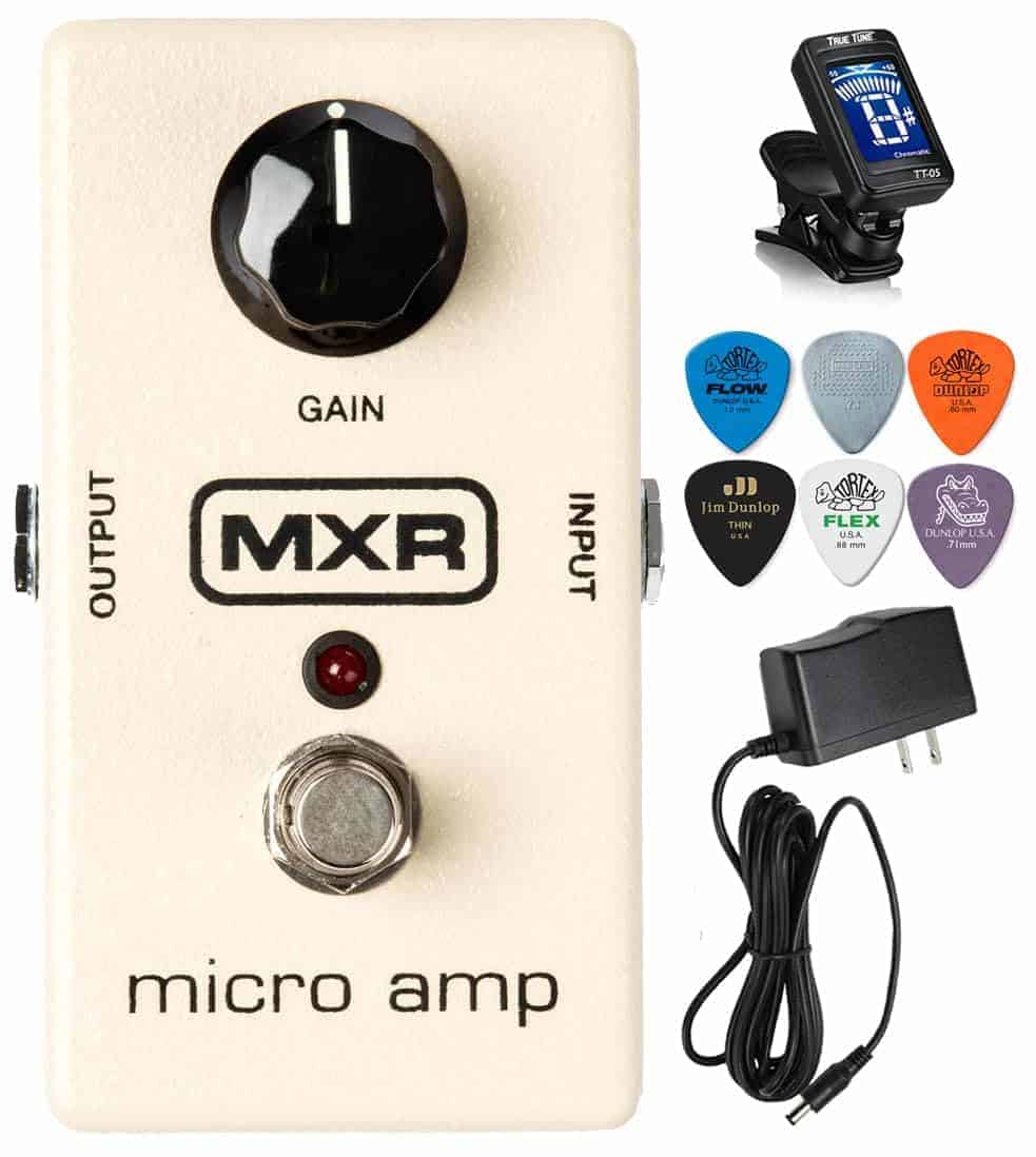 Pedal de Efectos MXR M133 Micro Amp con Aumento de Ganancia