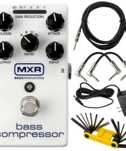 Pedal de Efectos de Compresor de Bajo MXR M87 con Fuente de
