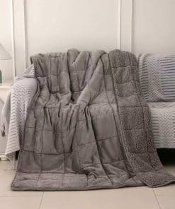 Manta Ponderada para Adultos MENHIRY Sherpa de 5 lb,