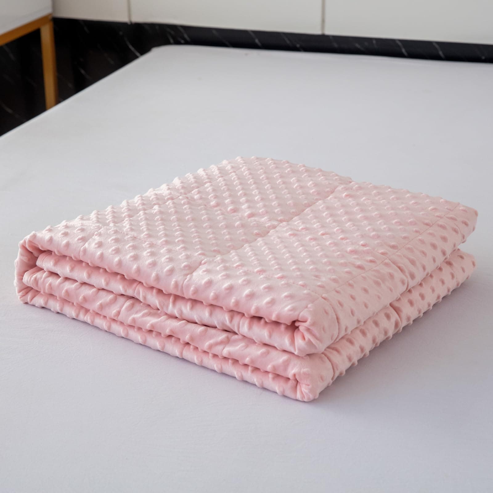 Manta Ponderada MENHIRY con Funda de Minky Todo Temporada, - Imagen 7