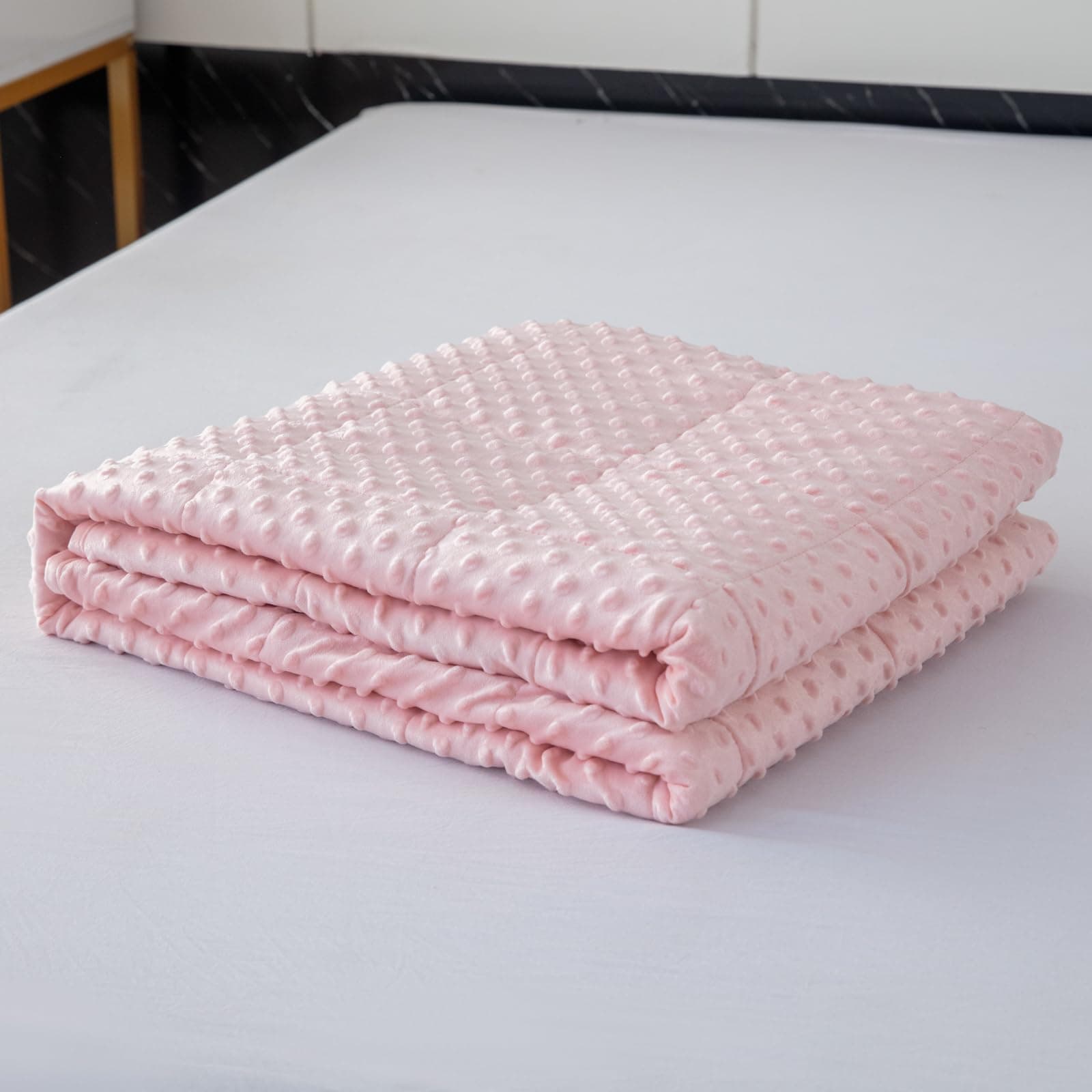 Manta Ponderada MENHIRY con Funda de Minky Todo Temporada, - Imagen 9