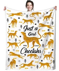 Manta de Cheetah Regalos de Peluche Sólo una Chica que Ama