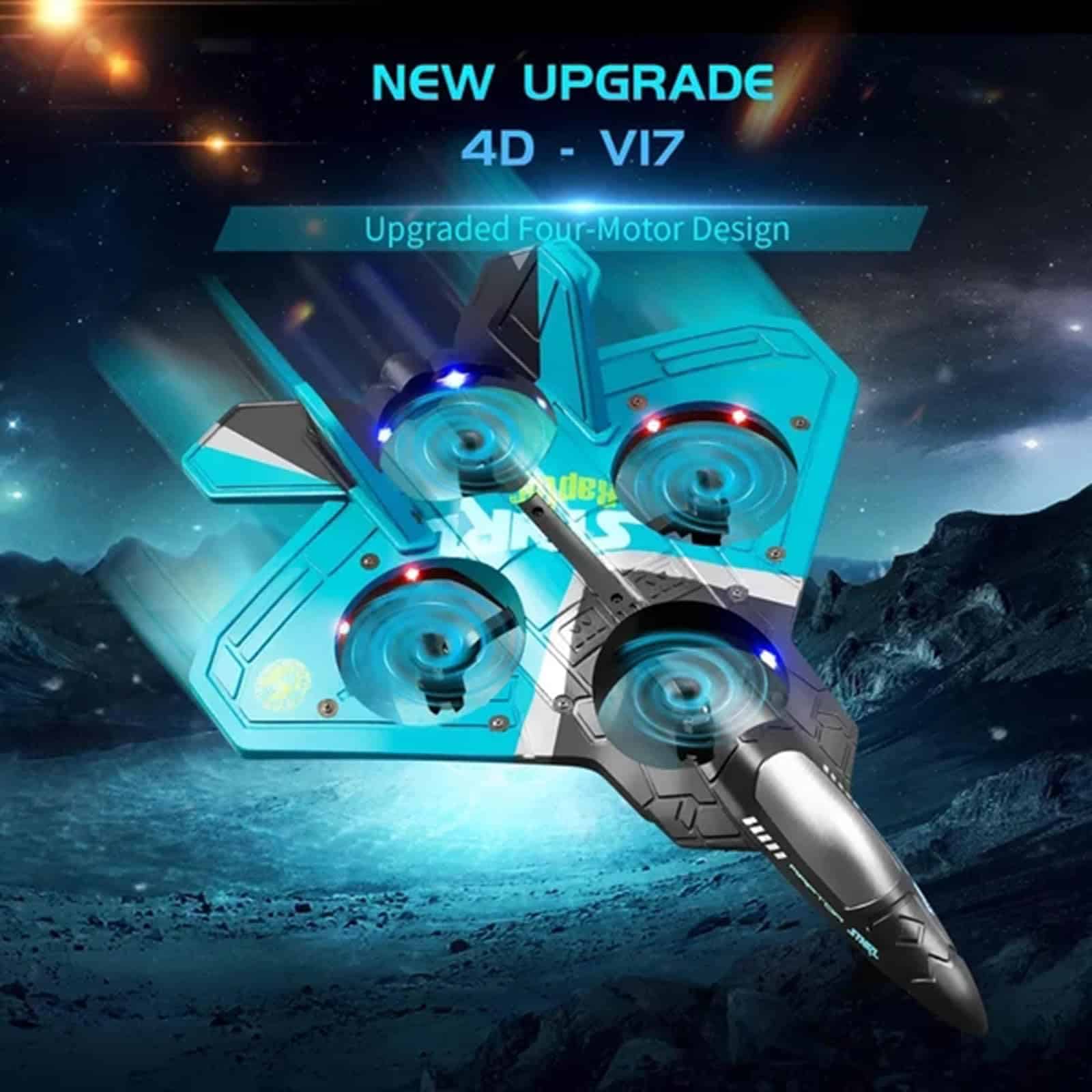 Avión de Combate Stunt RC V17 - Nuevo Avión RC 2024 con - Imagen 4