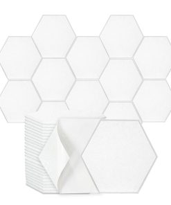 24 Pack Paneles Acústicos Hexagonales 14.17"X12.4"X0.36"