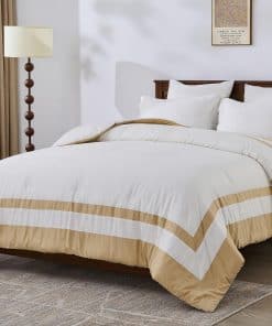 Juego de Edredón de Lujo de Algodón Queen DDUOXIN - Juego