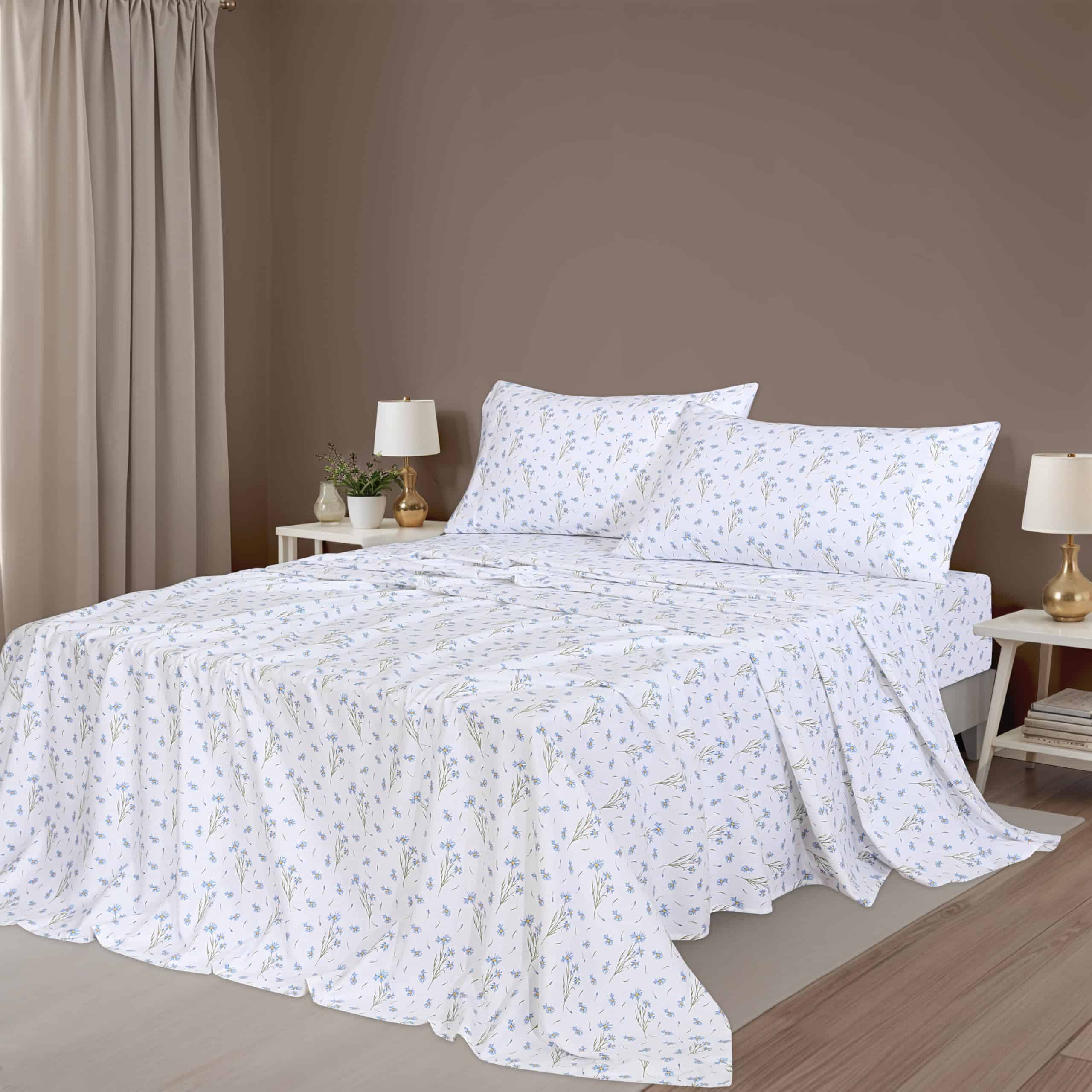 Juego de sábanas de franela ZOYER para cama -Daisy Day - Imagen 3