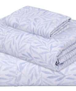 Juego de sábanas 100% algodón ZOYER - Twin Size en percal,