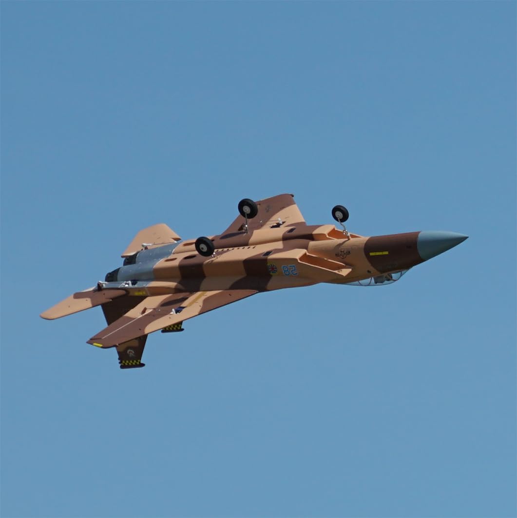 Avión de combate RC XFLY-MODEL F-15 Twin -Desierto camuflado - Imagen 7