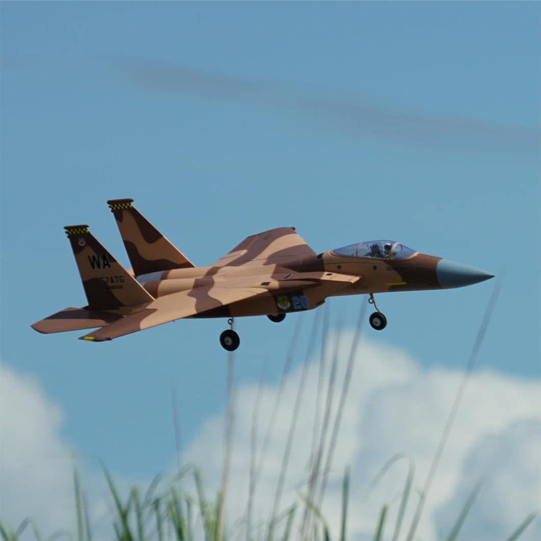 Avión de combate RC XFLY-MODEL F-15 Twin -Desierto camuflado - Imagen 5