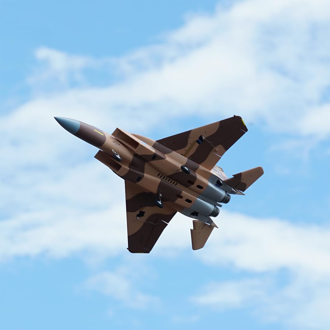 Avión de combate RC XFLY-MODEL F-15 Twin -Desierto camuflado - Imagen 8