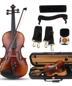 Violín AKLOT 4/4 Tamaño Completo, Violín de Abeto y