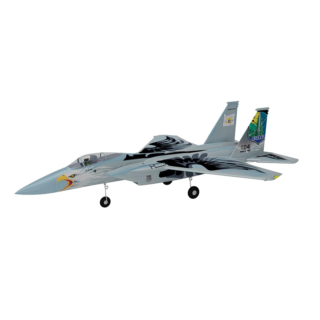Avión de combate RC XFLY-MODEL F-15 Twin -Gris