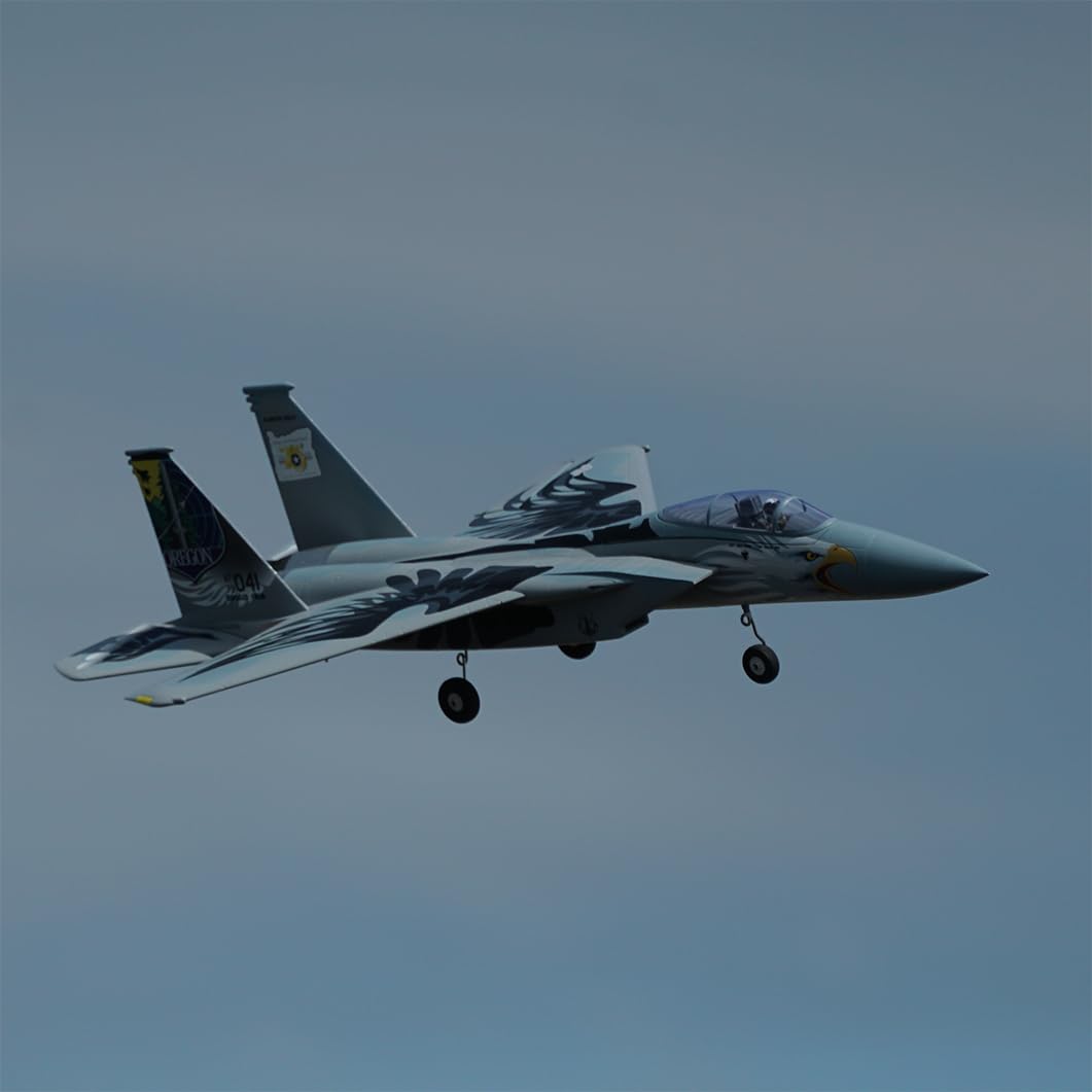 Avión de combate RC XFLY-MODEL F-15 Twin -Gris - Imagen 5