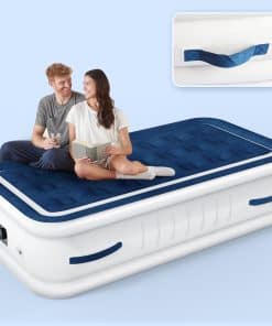 Colchón de Aire KINGJERRY Twin con Bomba Incorporada y 4