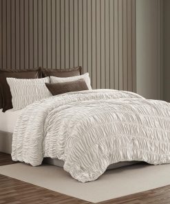 Juego de Edredón de Terciopelo de Lujo Fruncido de Tamaño