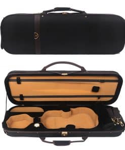 Estuche para violín resistente AKLOT 4/4 (tamaño completo)