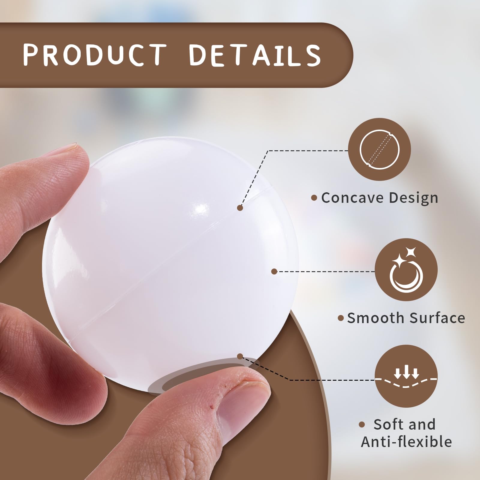 Dekeyoo Pack de 500 Bolas de Parque de Bolas - Libre de - Imagen 4