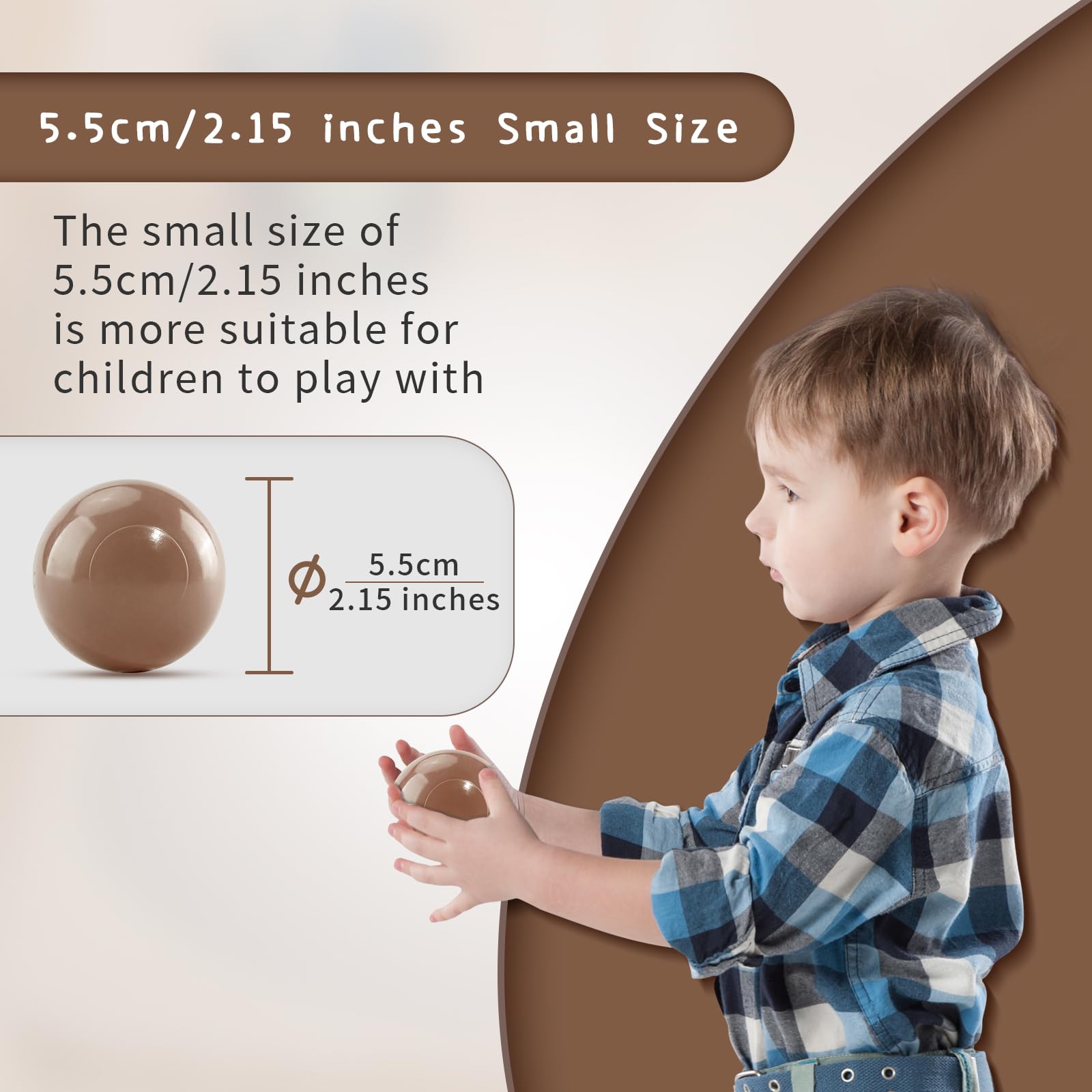 Dekeyoo Pack de 500 Bolas de Parque de Bolas - Libre de - Imagen 3