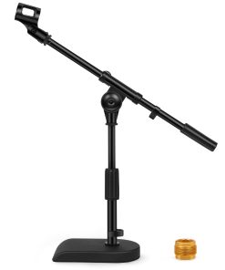 Soporte de micrófono de escritorio ajustable InnoGear, base