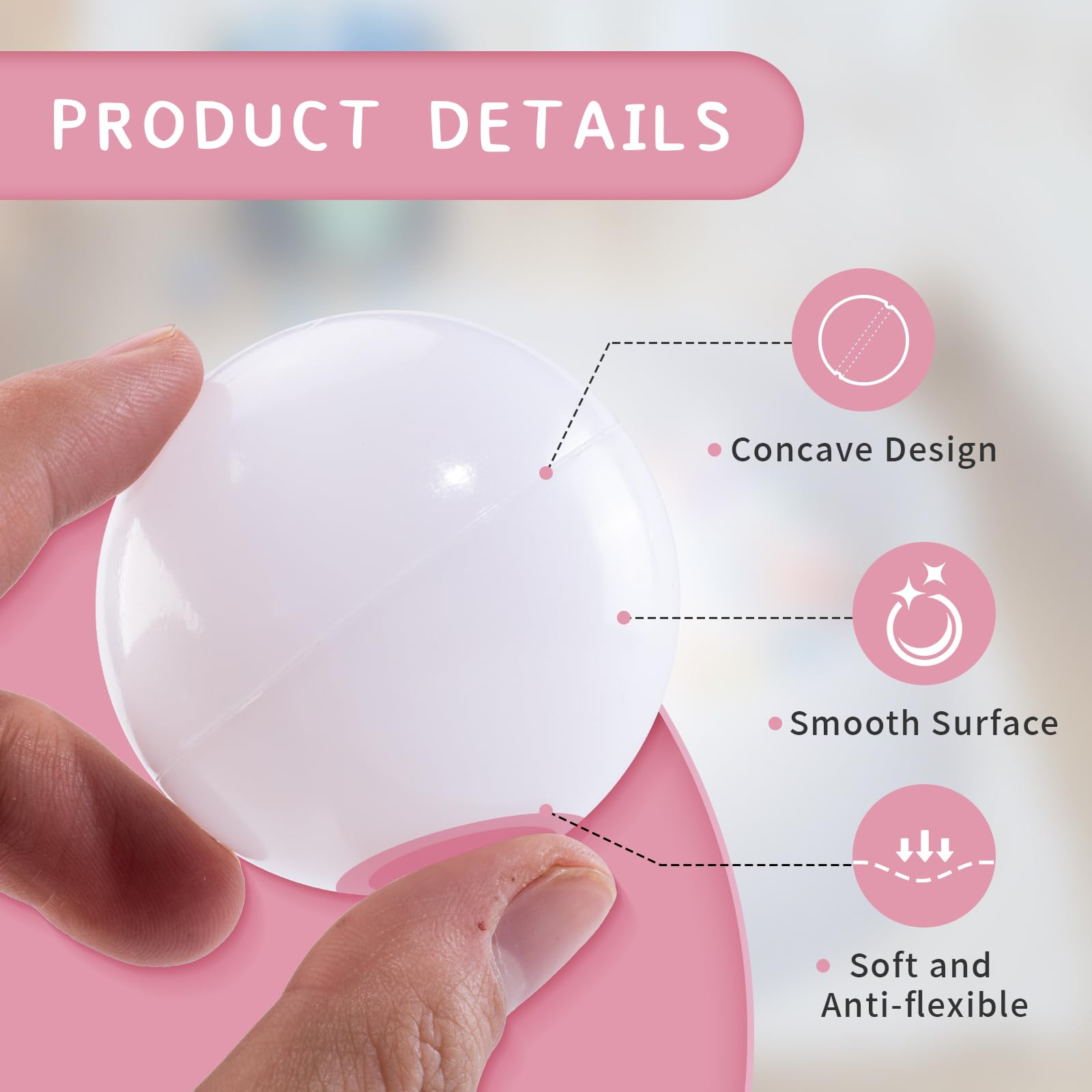 Dekeyoo Pack de 500 Bolas de Pelota para Piscina de Bolas - - Imagen 4