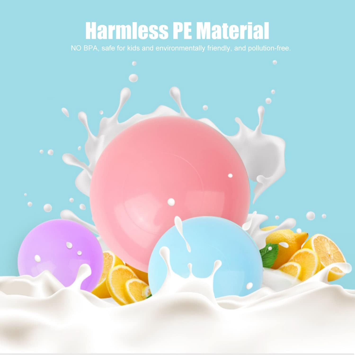 Dekeyoo Pack de 500 Bolas de Pelota para Piscina de Bolas - - Imagen 7