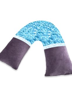 Almohada de espuma viscoelástica AS AWESLING en forma de V,