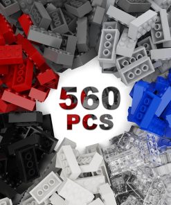 WEBRICK Classic Bulk Bricks 2x4, 560 Piezas de Construcción