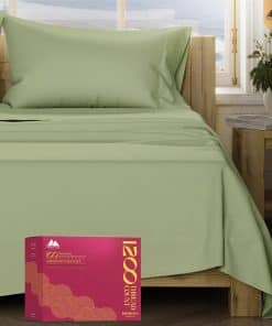 Juego de sábanas Full Mayfair Linen 100% Algodón Egipcio -