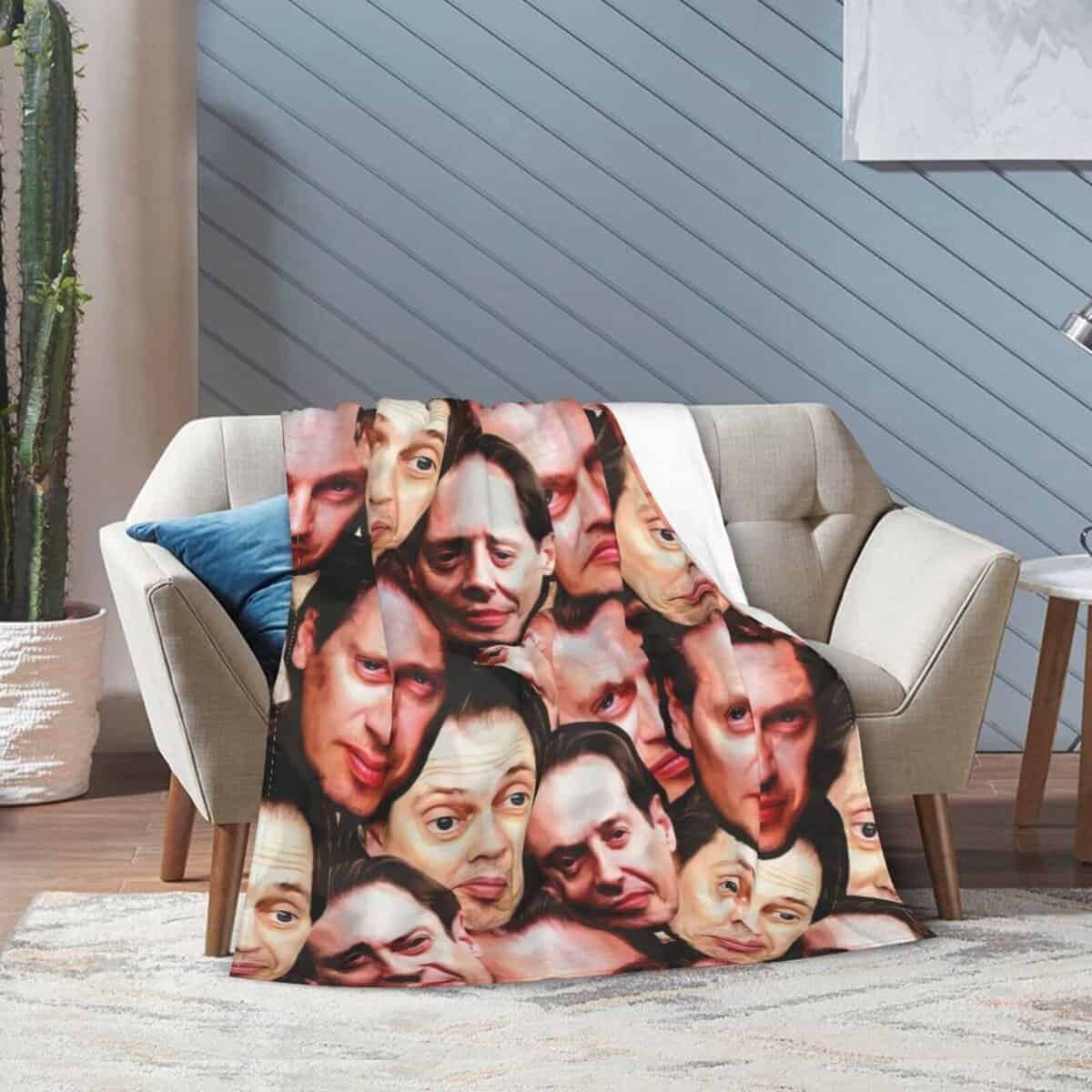 Mantas Uvcioul Steve Buscemi Suaves y Cómodas - Manta de - Imagen 6