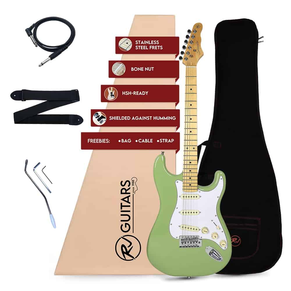 Guitarra Eléctrica RJ Guitars Basic -Matcha