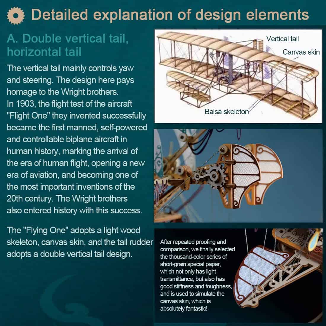 Rompecabezas de madera 3D Keetopteep para adultos, DIY Kit - Imagen 9