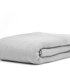 Cobertor de 100% Algodón en Tela de Espiga, 108"X90" King,