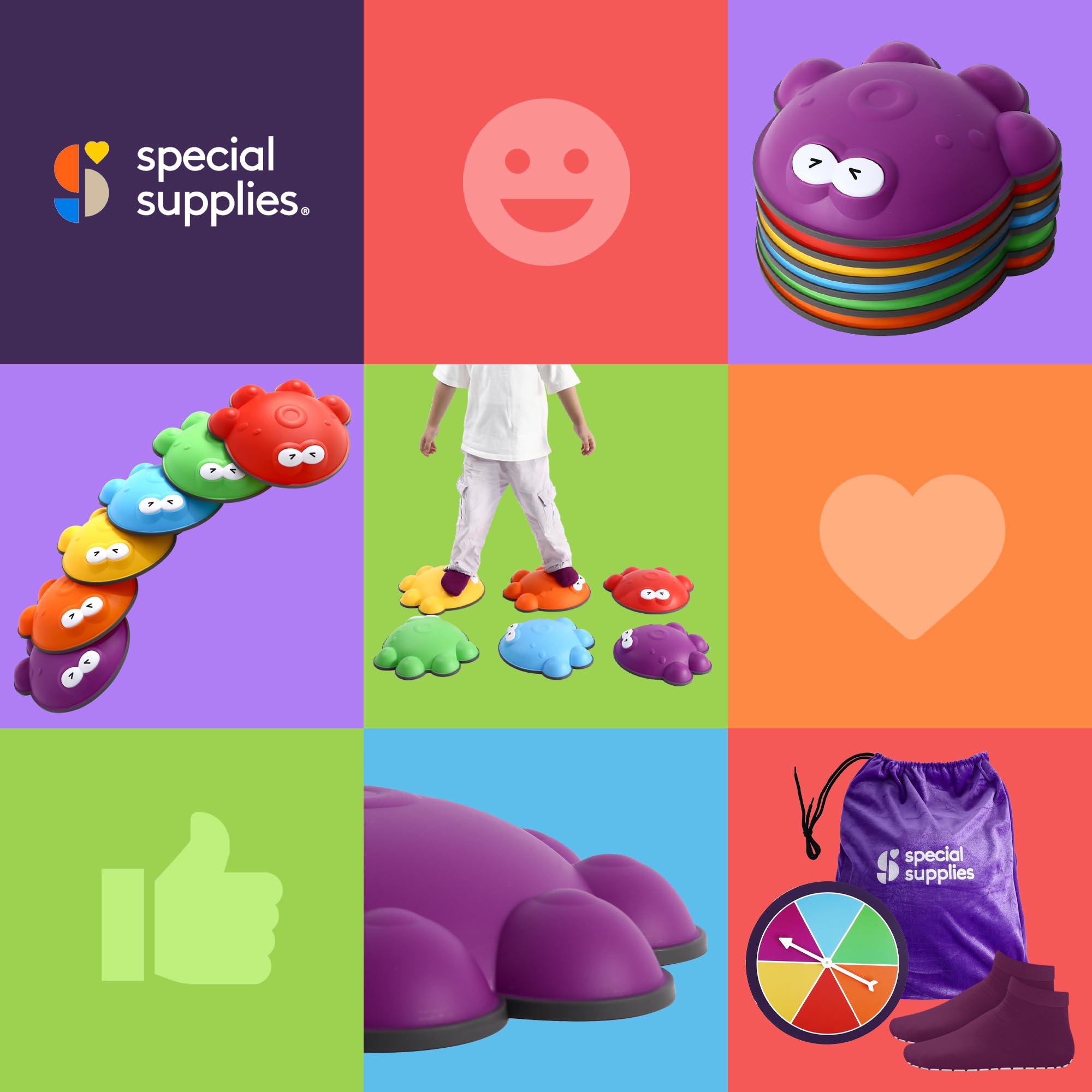 Bloques de equilibrio de pulpo Special Supplies para niños - Imagen 10