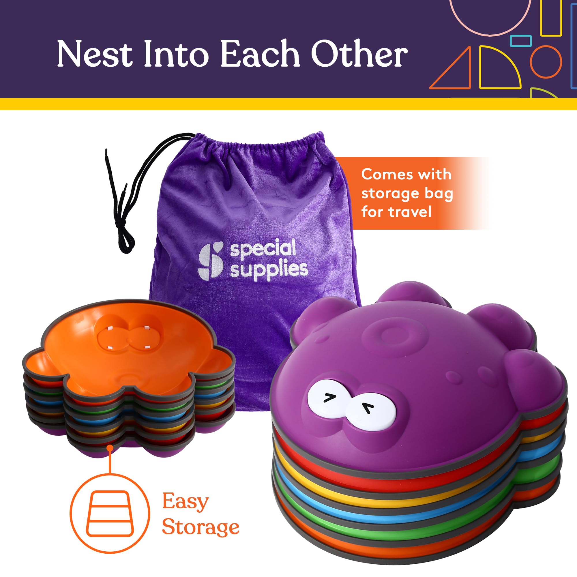 Bloques de equilibrio de pulpo Special Supplies para niños - Imagen 3