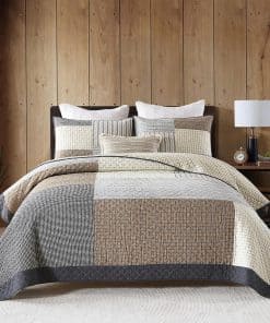 Edredón de Patchwork 100% Algodón Tamaño Queen - Juego de