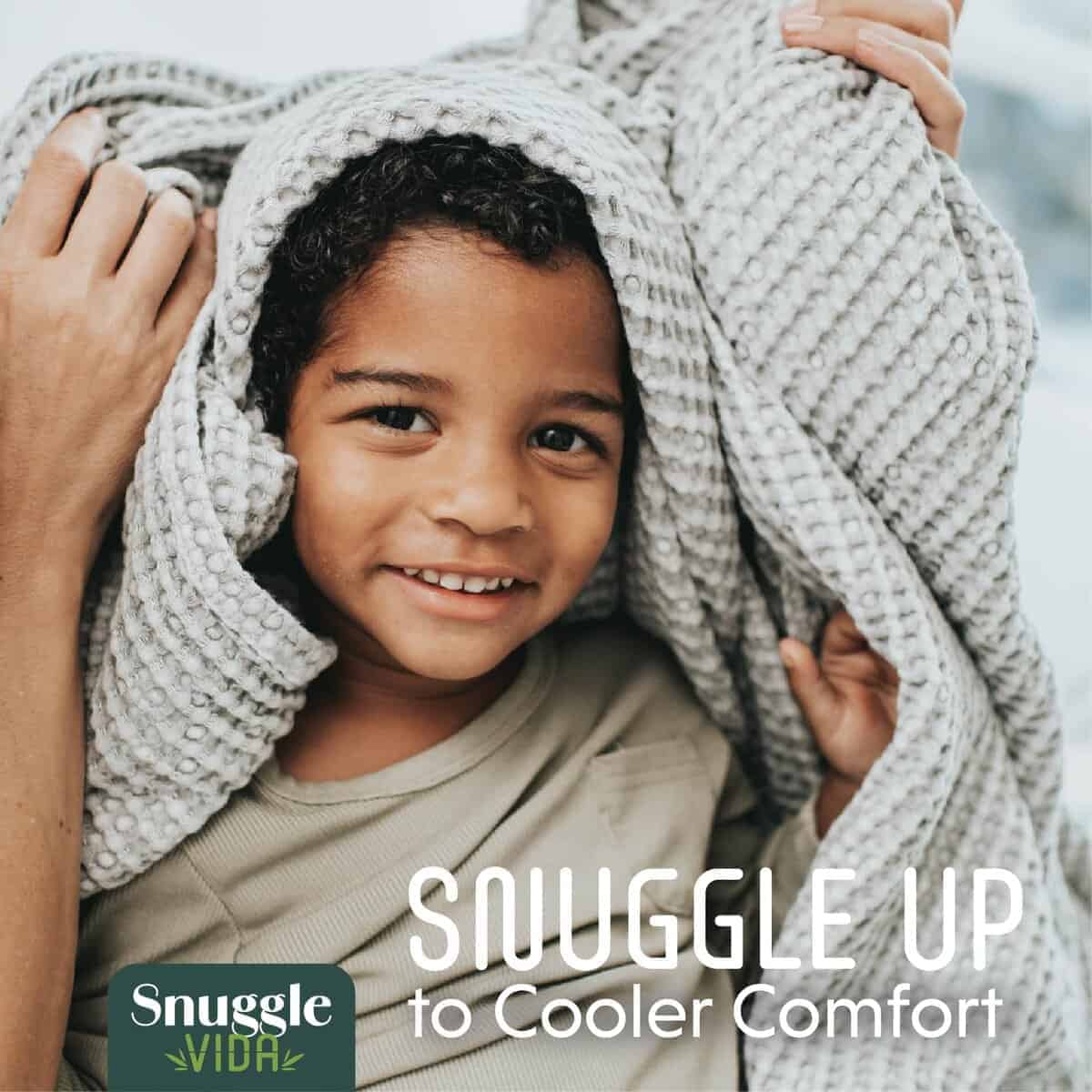 Manta de bambú para enfriamiento Houseify SNUGGLEVIDA - - Imagen 5